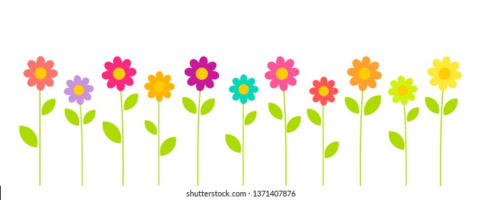 Rows Of Flowers Images Stock Photos Vectors Shutterstock