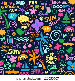 colorful summer graphics