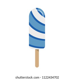 Colorful summer popsicle, delicious summer sweet cool dessert
