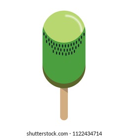 Colorful summer popsicle, delicious summer sweet cool dessert