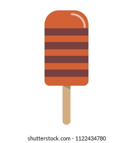 Colorful summer popsicle, delicious summer sweet cool dessert