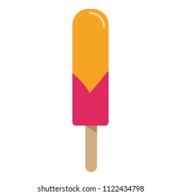 Colorful summer popsicle, delicious summer sweet cool dessert