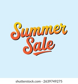Colorful Summer Sale Poster Design