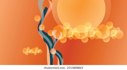 Colorful summer sketch wallpaper  lines, and scrawled pattern background. High quality illustration