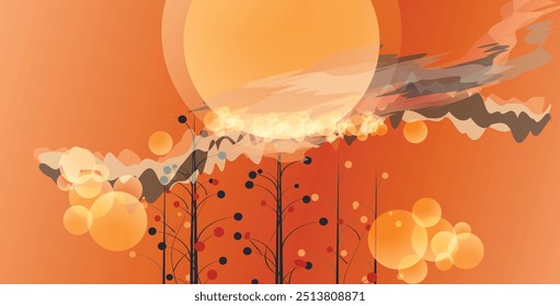 Linhas coloridas de papel de parede de esboço de verão, e fundo de padrão rabiscado. Ilustração de alta qualidade