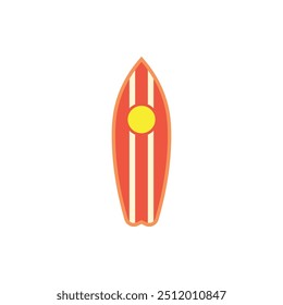 Ilustração Vetorial de Surfboards coloridas de verão