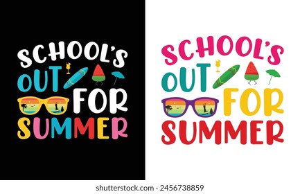 Colorido Vector de diseño de camiseta de verano