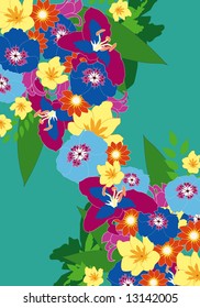 Colorful summer vector