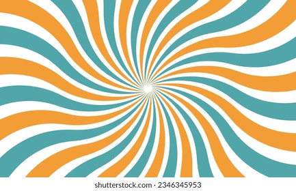 colorful sunburst background pattern.  vector illustration of summer radial rays.