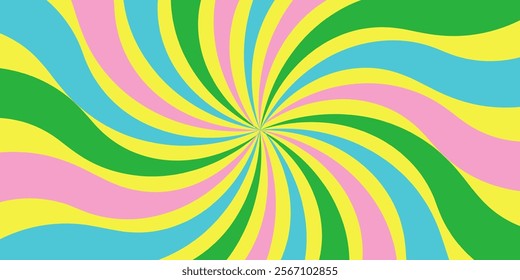 colorful sunburst lines Background. Light sun rays pattern. Vintage stripes halftone radial for poster, banner, advertising backdrop, 
