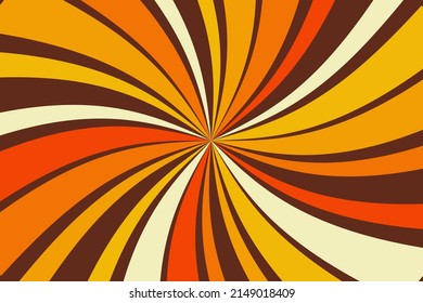 Colorful sunburst twist pattern background. Vector illustration.
