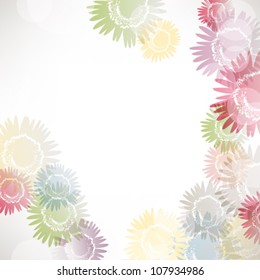 colorful sunflower background