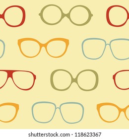 A colorful sunglasses seamless pattern