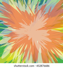 colorful supernova blast background theme vector art illustration