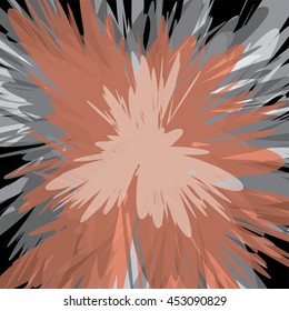 colorful supernova blast background theme vector art illustration