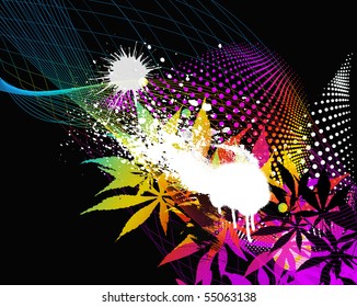 Colorful surface. Vector abstract background