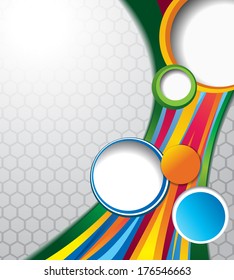 Colorful surface. Vector wave abstract background
