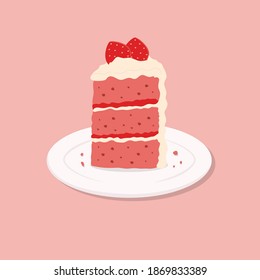 cute cake slice
