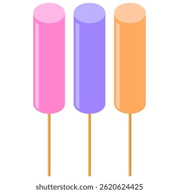 Colorful Sweet Sticks – Fun Pastel Treats on a Stick
