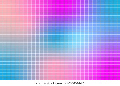 Colorful Swimming Pool Mosaic Tile Texture Pattern Background. Vector Illustration. Abstract Business Wallpaper