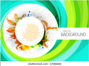 Colorful swirl background