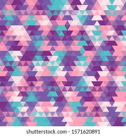 Colorful swirl rainbow polygon background or vector frame.