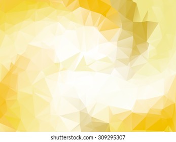 Colorful swirl rainbow polygon background or vector frame. Abstract Triangle Geometrical Background, Vector Illustration EPS10. Geometric design for business presentations. yellow white