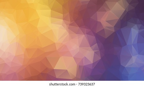 Colorful swirl rainbow polygon background. Colorful abstract vector.