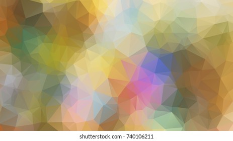 Colorful swirl rainbow polygon background. Colorful abstract vector.