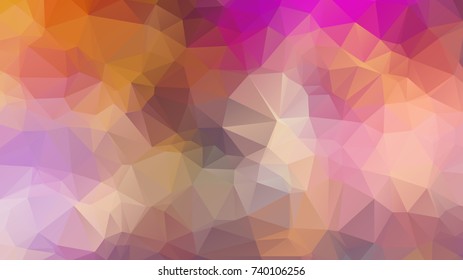 Colorful swirl rainbow polygon background. Colorful abstract vector.