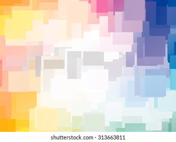 Colorful swirl rainbow square background vector frame. Abstract Geometrical Background, Vector Illustration EPS10. Geometric design for business presentations. yellow red green blue orange