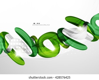 Colorful swirl shape abstract futuristic design background