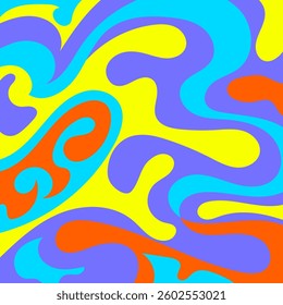 Colorful Swirling Motion in Digital Art Background