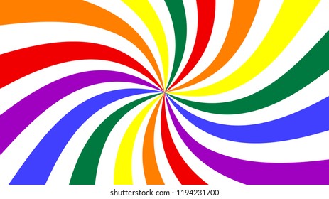 Colorful Swirling radial background Vortex backdrop Helix background