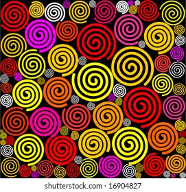 colorful swirls background
