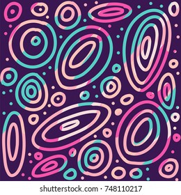 colorful swirls seamless pattern, 