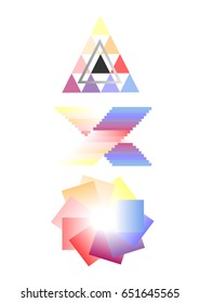 colorful symbol in vector