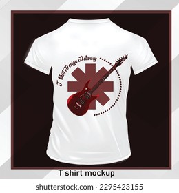 Colorful t shirt with delivery design print template