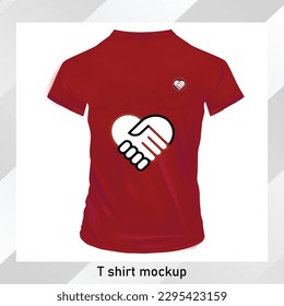 Colorful t shirt with delivery design print template