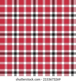 Colorful Tartan Pattern Black Red White Stock Vector (Royalty Free ...