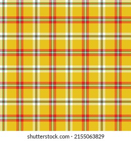 Colorful tartan pattern. Orange, red, green and white plaid patterns for fabric and textile design. 