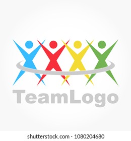 colorful team logo
