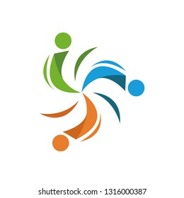Colorful Teamwork logo