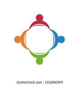 Colorful Teamwork logo