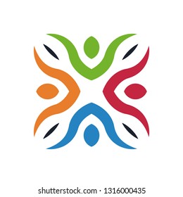 Colorful Teamwork logo