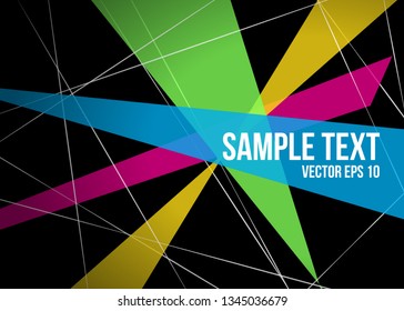 colorful tech geometric technology background