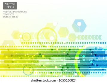 colorful technology abstract geometric pattern background