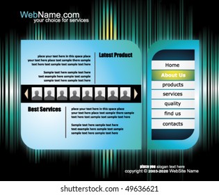 Colorful Technology and Business Style Website template