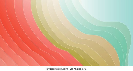 Colorful Technology Geometry 3D Background