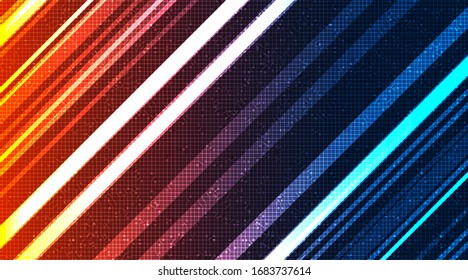 Colorful Technology Line Background,Digital and Light Concept design,Vector illustration.
